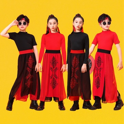 男女中国风古典舞国潮走秀演出服