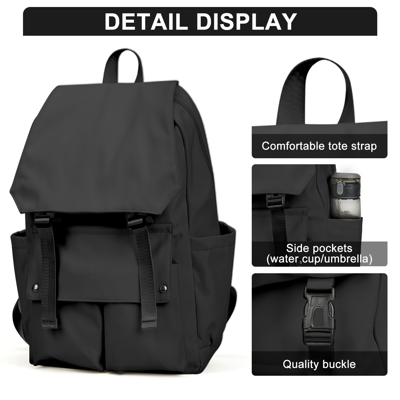 双肩包女韩版休闲大学生2023新款潮流大容量高中初中生背包电脑包