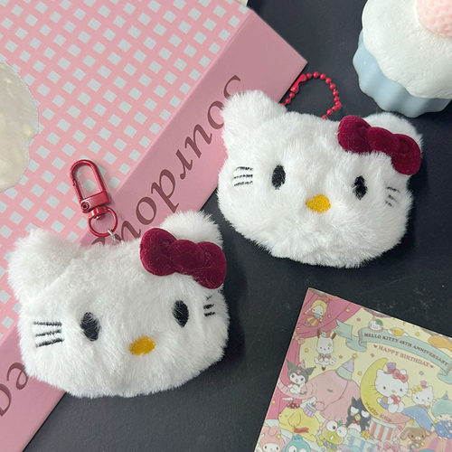 卡通Kitty猫猫甜美蝴蝶结钥匙扣