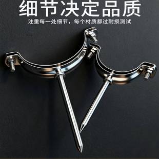 不锈钢管卡水管码抱箍管夹卡箍pvc管50/75/110/160排水管固定支架