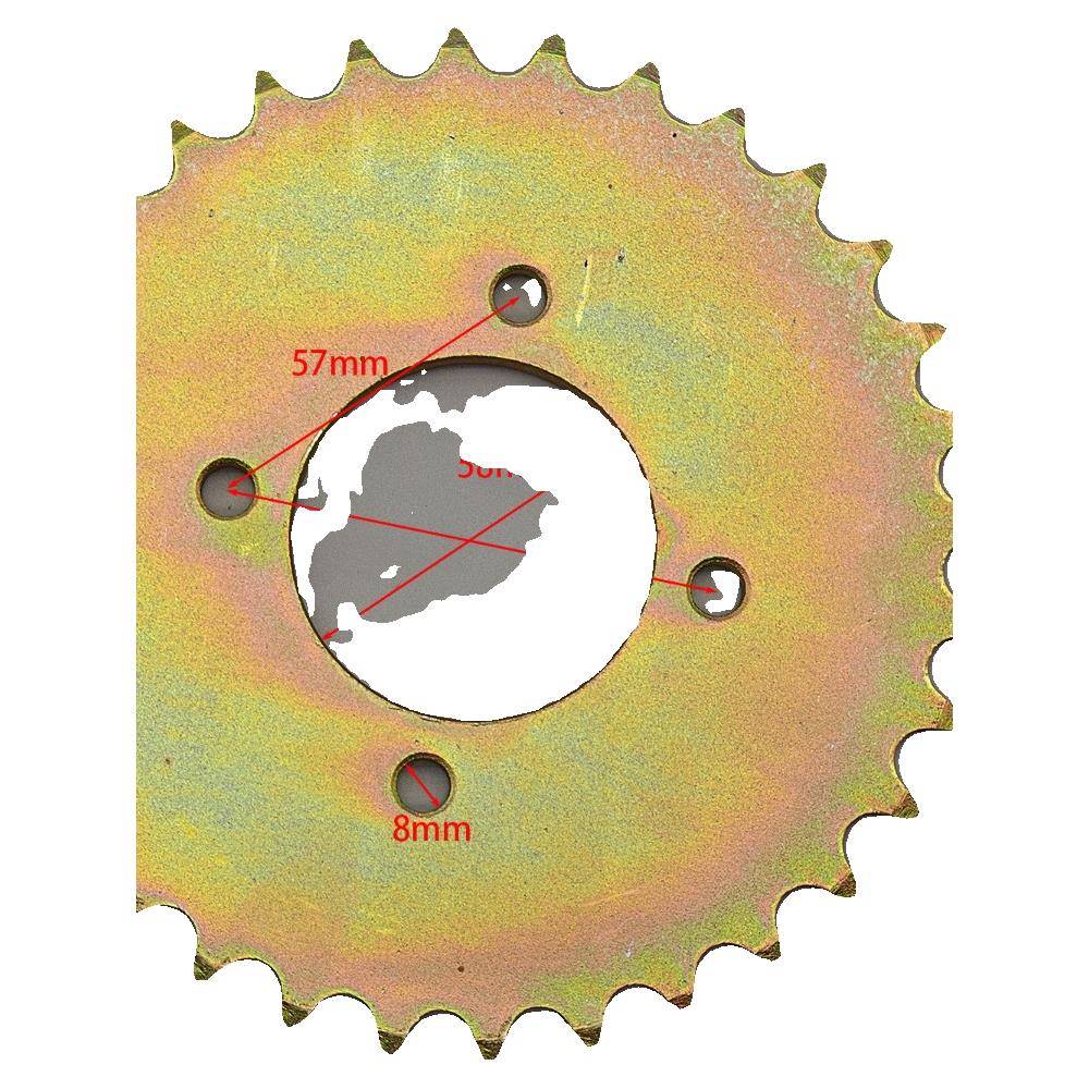 摩托车链盘卡丁车沙滩车配件越野车链盘420#428牙盘428齿轮大全
