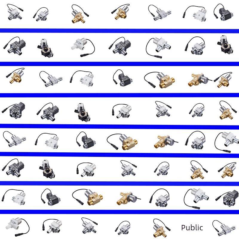 小便池感应器冲洗阀水龙头电磁阀小便斗感应冲水器面板6V感应配件
