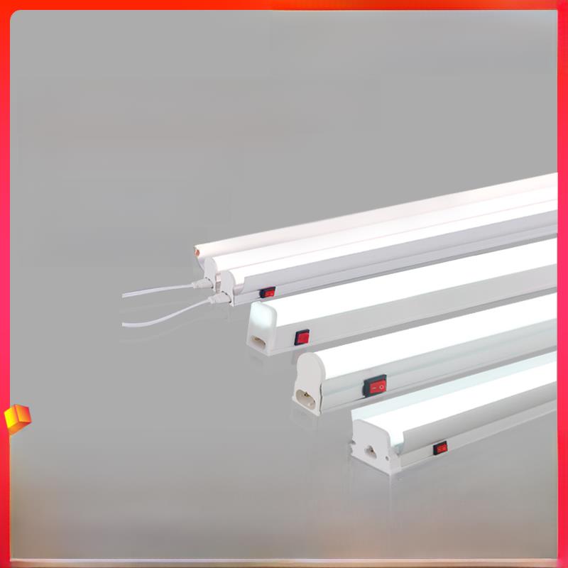 t5t8灯管一体化LED灯带开关带罩操作流水线工作台全套支架日光灯