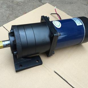 新源直流电机DC24V减速电动机行星齿轮减速机48V15r卧式 750W400W