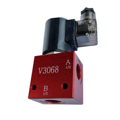 液压电磁阀V3068 单向止回 保压电磁球阀 电池泄压 24V 升降阀块