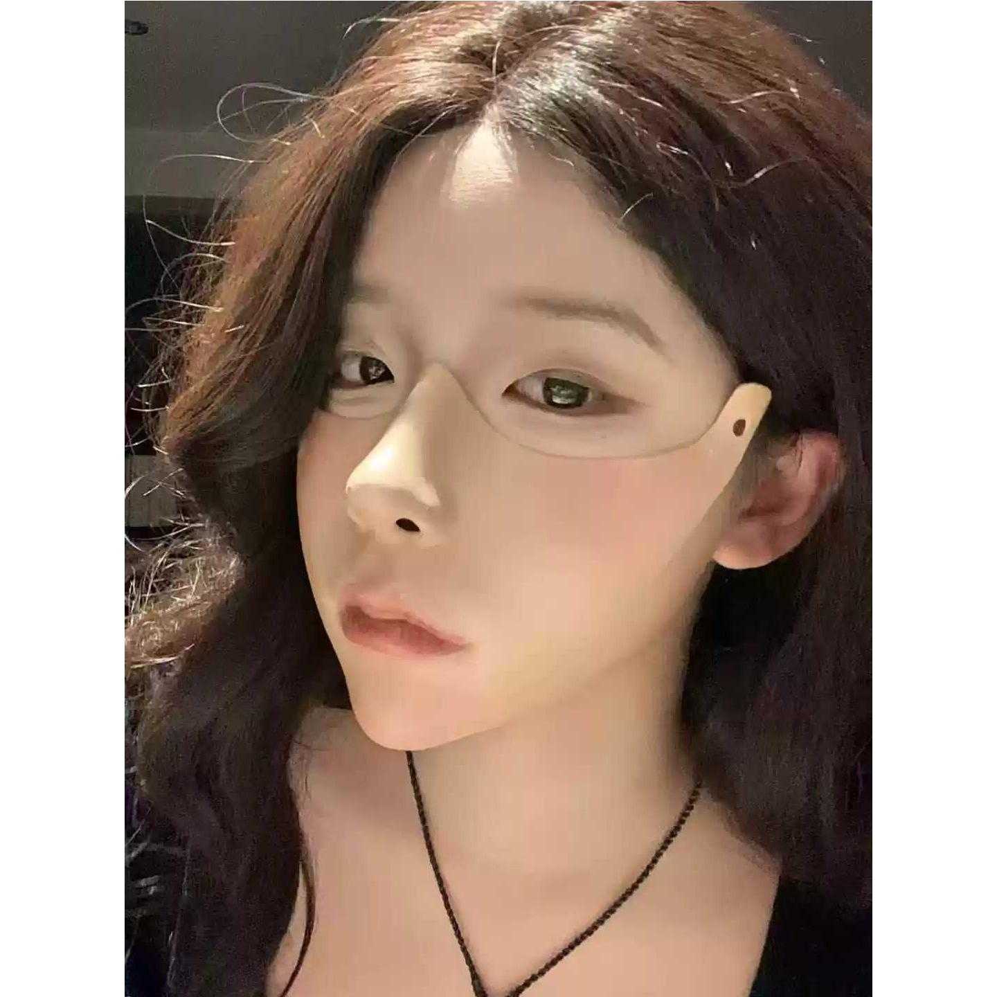 万圣节半脸面具机械仿生神秘感