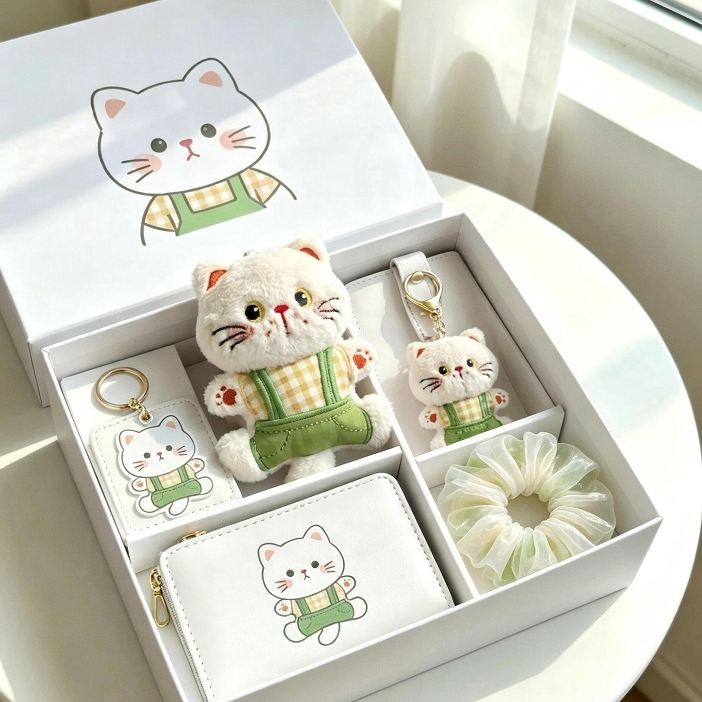 小猫挂件可爱钥匙扣包挂饰高颜值毛绒公仔玩偶娃娃送朋友生日礼物