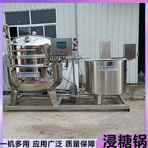 枸杞红枣真空浸糖设浸备商蜜ULG用果脯饯浸加工设备冬瓜板糖栗糖