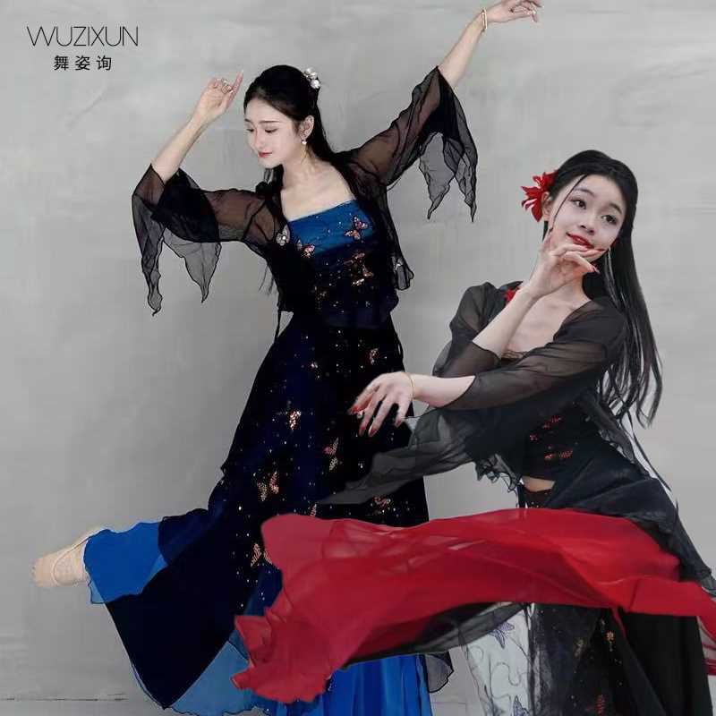 古典舞服装身韵飘逸纱衣女舞蹈服