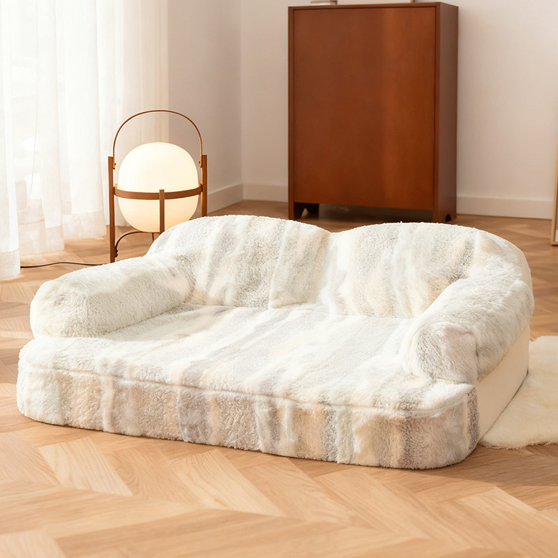天然乳胶宠物窝沙发床狗窝慵懒风可拆洗不变形大号猫窝大中小型犬