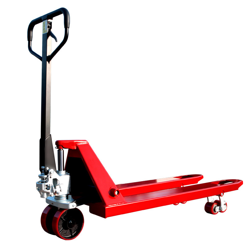 通润BIGRED手动液压小搬运车叉车托盘地牛装卸手推拖车3吨