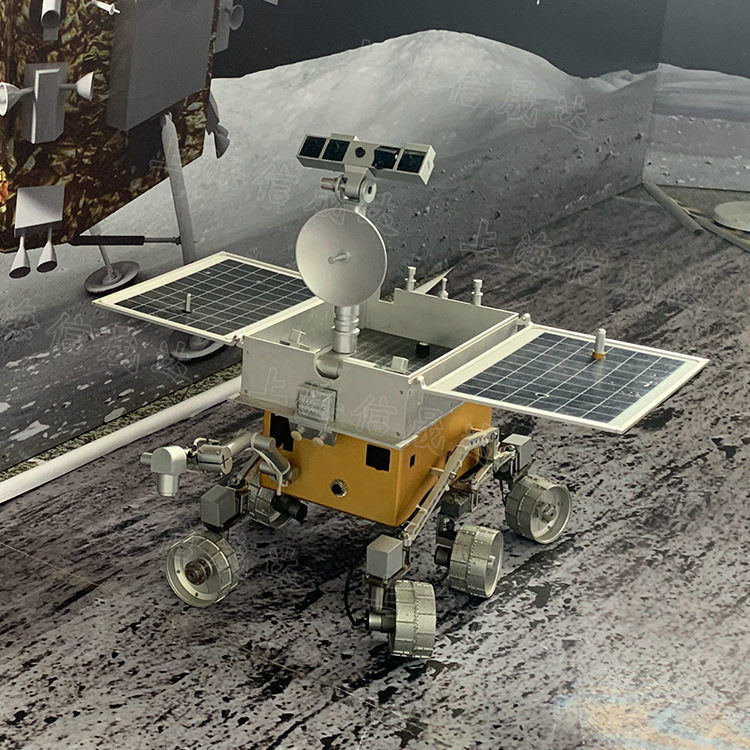 铁艺航天艺术展览摆件火星探测车祝融号仿真模型互动体验道具