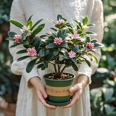 浓香型金边瑞盆栽家养绿植