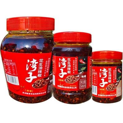 贵州特产蒜香油辣椒湾子特色花生油海椒油泼辣子凉拌