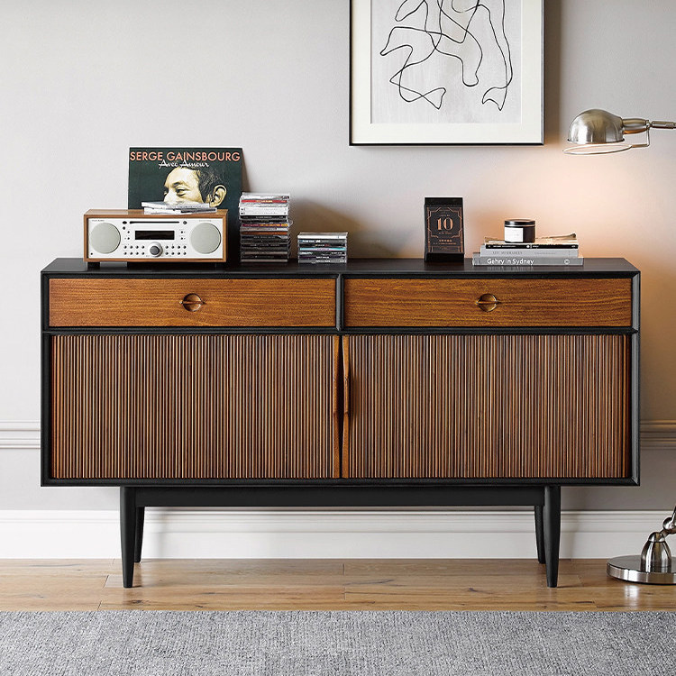 莫禾归木/复古风全实木斗柜餐边柜客厅家用中古风边柜储物收纳柜,住宅家具,斗柜,淘宝优惠券,粉丝福利购,淘宝优惠卷