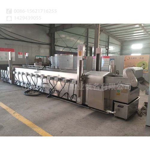 全自动油炸流水线 鸡爪油炸生产线 脆生生薯片 连续油炸设备