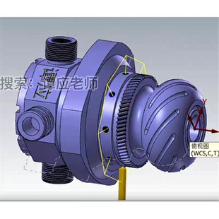 谭￥应mastercam2022车铣复合抖音同款 带素材2025通用高清不加密