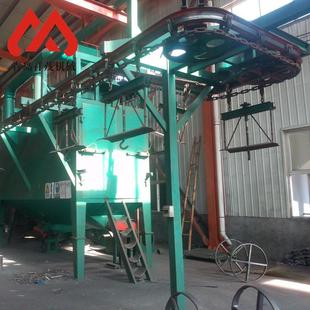 供应悬链式抛丸机吊钩通过式清砂除锈机环规式表面强化机