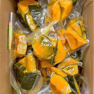 正宗贝贝南瓜开袋即食蒸煮代餐轻食手工南瓜干健身免煮真空食品
