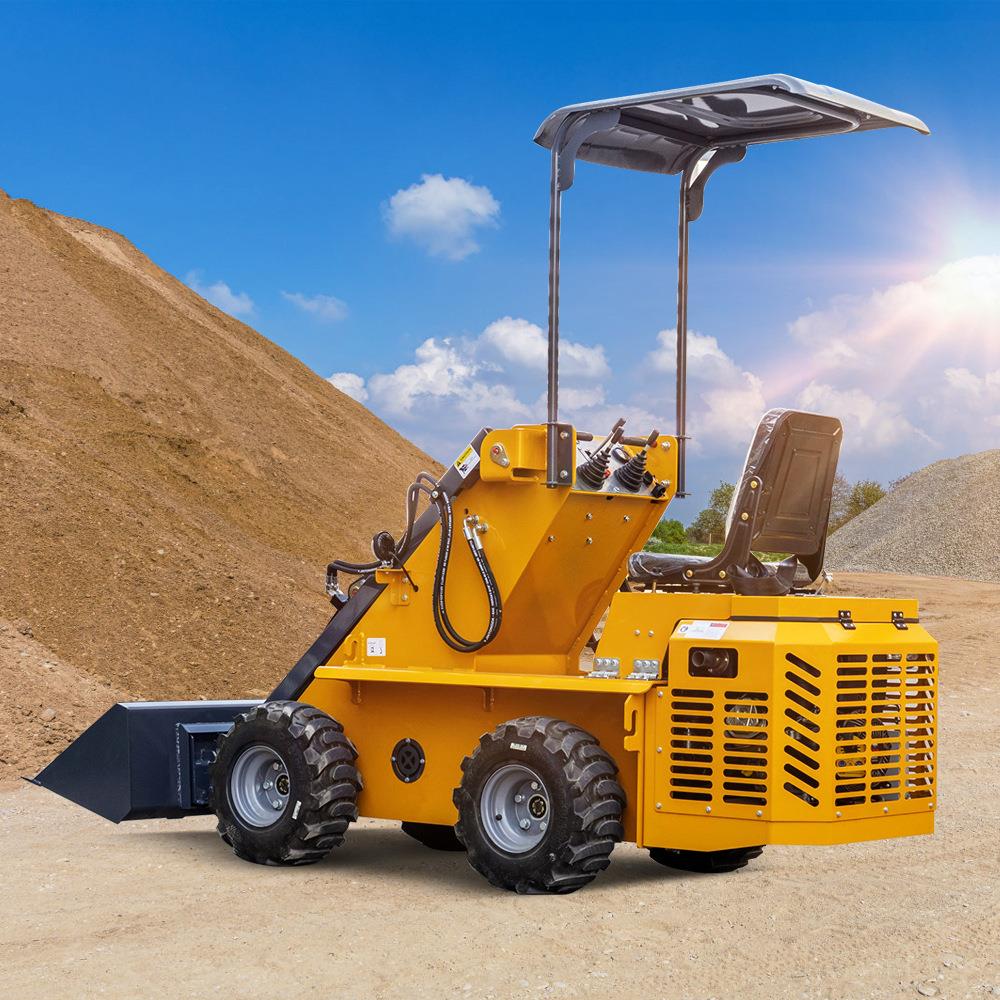 常年出口HTL28铲车电动装载机操控简单果园工地农用电动车