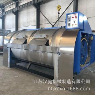 厂家供应工业洗衣机100公斤半自动洗衣机不锈钢滤布清洗机