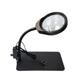 PDOK台式 放大镜带灯高清30倍家电维修焊接织补雕刻工作台灯PD032C