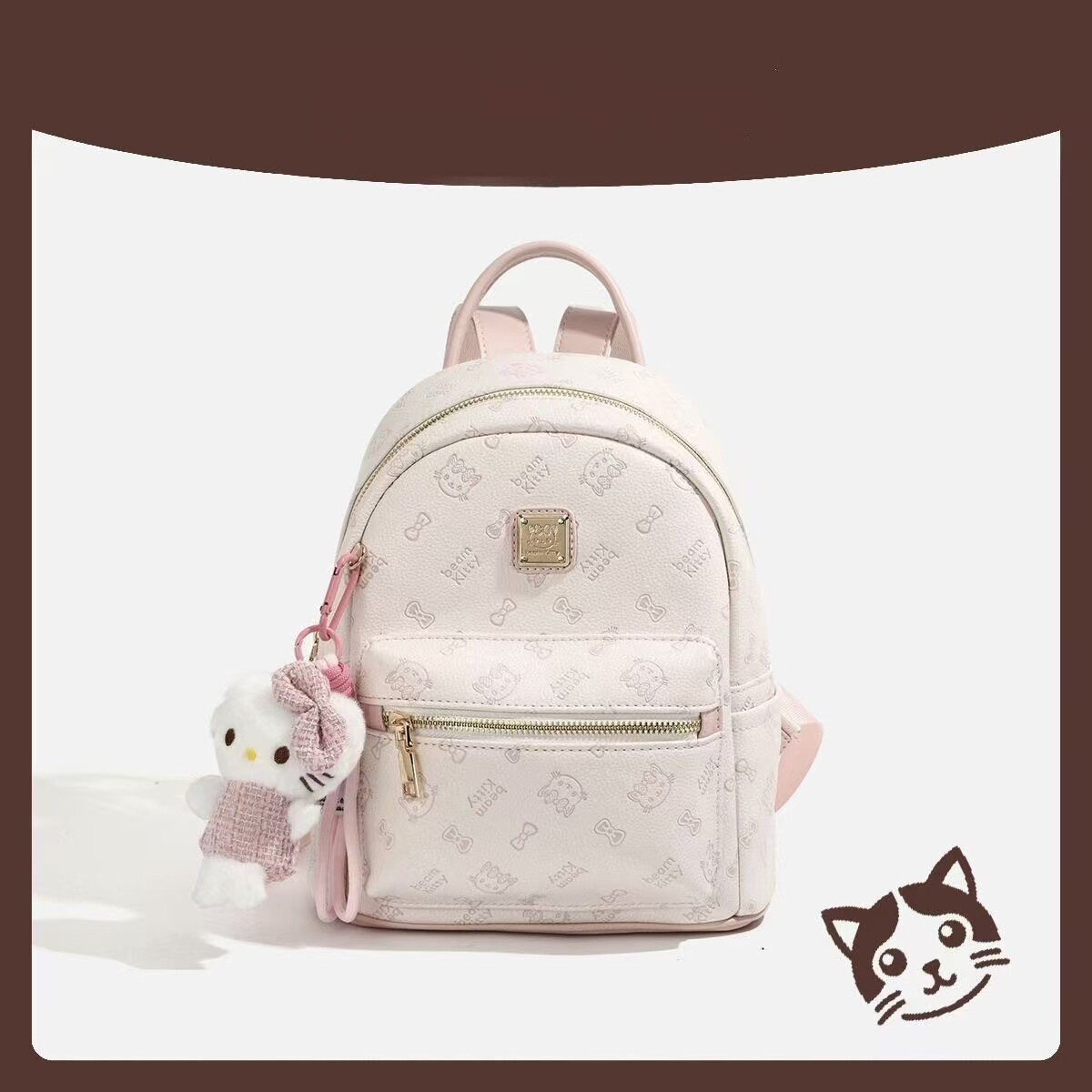 设计师双肩包百搭通勤背包