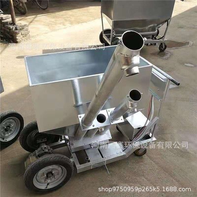 手推式饲料喂料车养鸡喂料车 笼养鸡鸭三层四层喂料车