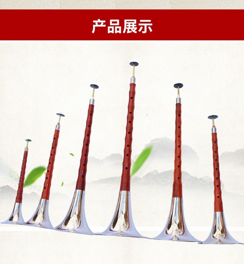 高档红木乌木唢呐大F A 降B C D 降E E小F小G调赠哨片2包