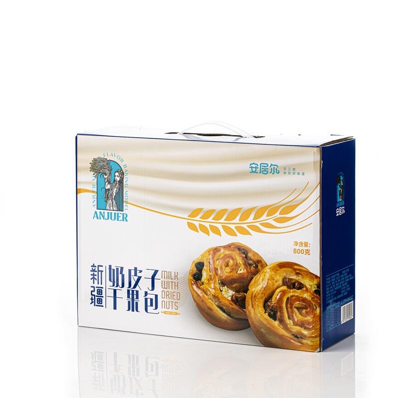 奶皮子干果面包新疆特产安居尔奶皮子干果包800g整箱独立包装