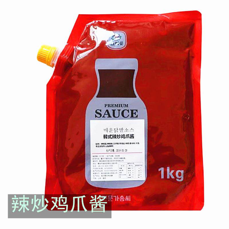 炒饭酱韩味乐炒年糕酱1kg年糕火锅酱正统拌饭炒鸡爪酱炸鸡芥末