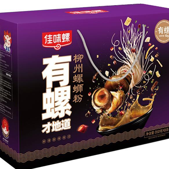 老柳州螺蛳粉佳味螺浓汤螺肉350柳州正宗螺蛳粉广西特产送礼盒
