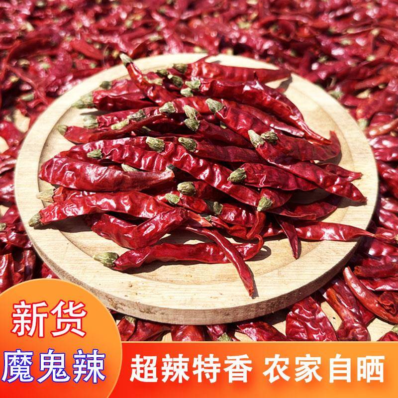 湖南干辣椒特辣特香魔鬼椒农家巨辣超香食用辣辣椒干印度魔鬼椒湖