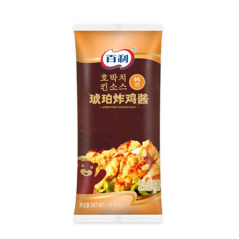 炸鸡甜辣酱百利韩式甜辣炸鸡酱商用1kg薯条酱炸鸡料理烤年糕专