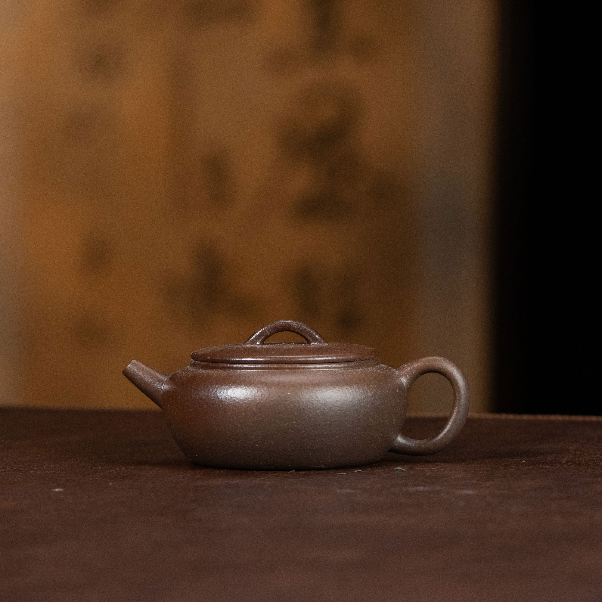 【l大彬诗意】原矿柴烧约130cc手工制茶壶茶具LZD