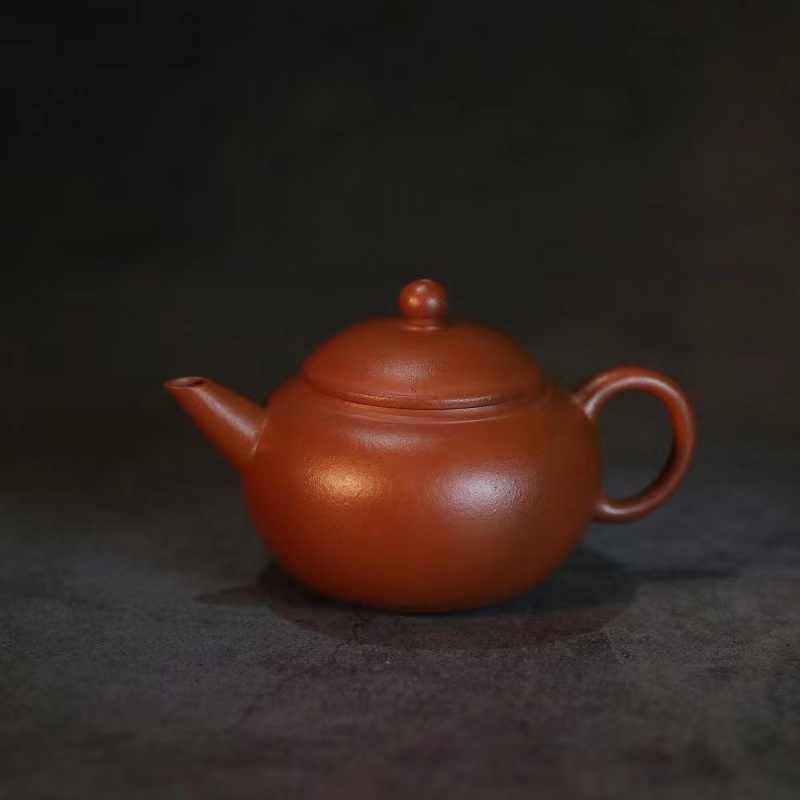 【宝珠水平二式】九瀚制 原矿大红袍 约140cc紫砂壶家用茶具