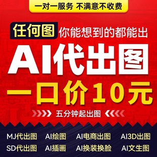 ai代出图lib画图3D图sd图片合成电商产品模特上身comfyui做图插画