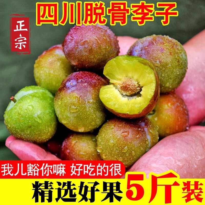 正宗脱骨李子新鲜四川高山李子李当季脆甜李酸甜蜂糖孕妇水果李子