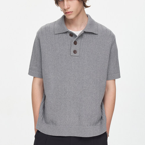 Azurelisseur老钱风polo衫
