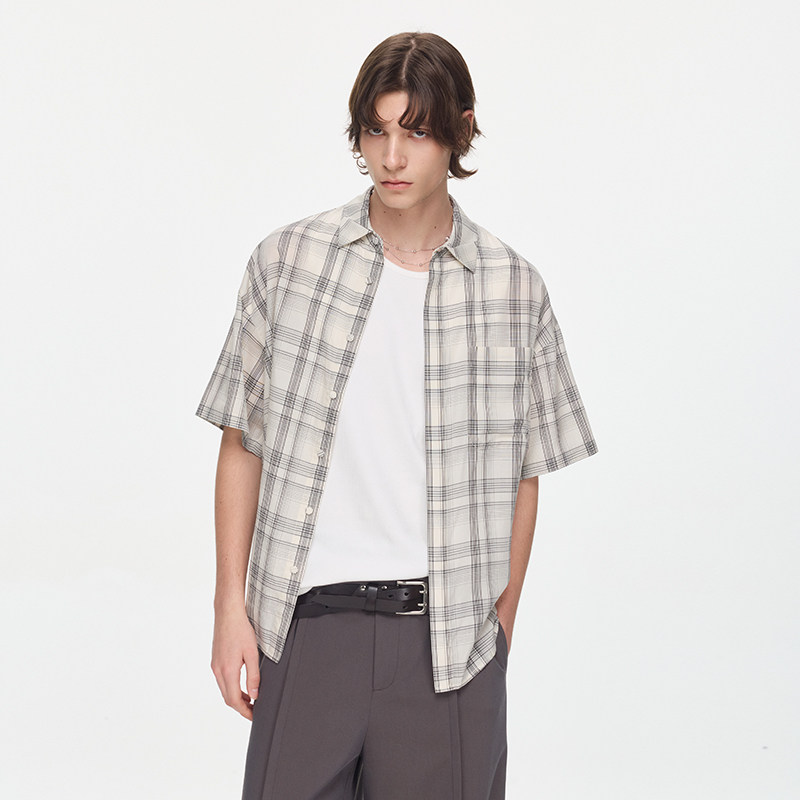 Azurelisseur天丝短袖衬衫