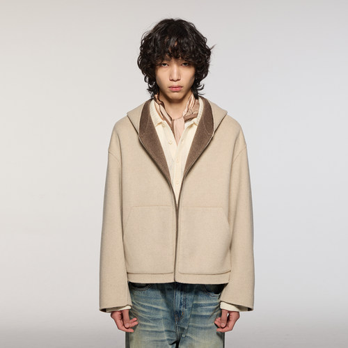 AzureLisseur未蓝双面穿羊毛开衫