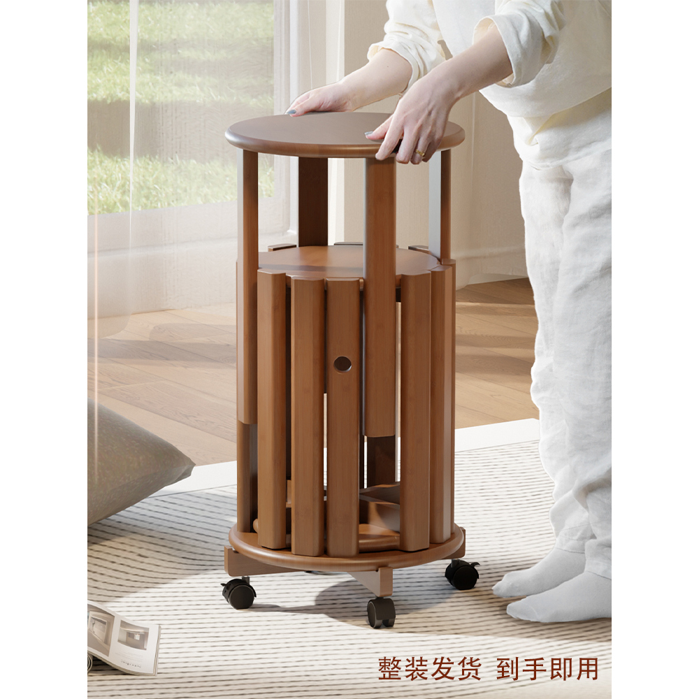 带滑轮底座可叠放组合凳堆叠圆凳