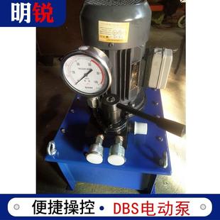供应按需定制DBS小型电动试压泵单作用双作用手动阀液压电动泵站