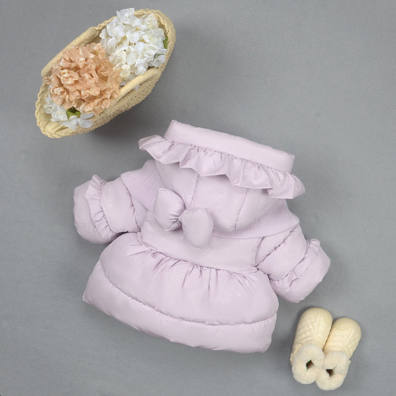 女宝宝棉服外套冬装洋气婴儿加绒加厚棉袄韩版1-3岁小童保暖棉衣