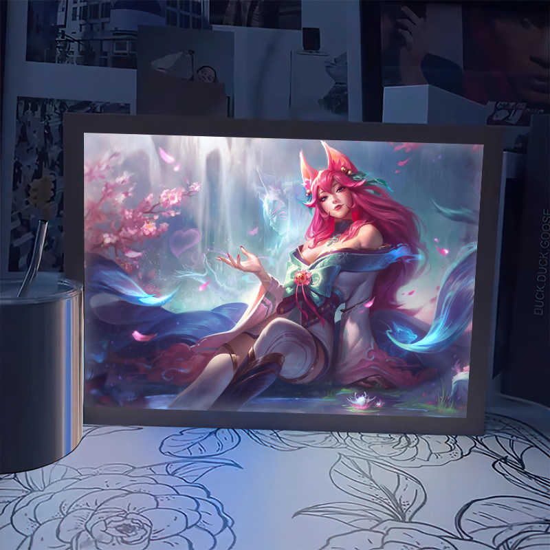 英雄联盟LOL周边狐狸阿狸皮肤二次元礼品桌面游戏摆件电竞实物,模玩/动漫/周边/娃圈三坑/桌游,游戏/电竞实物周边,淘宝优惠券,粉丝福利购,淘宝优惠卷