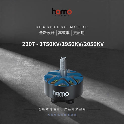 HAMO HOBBY 2207-1750/1950/2050KV 极限竞速花飞FPV穿越无刷电机