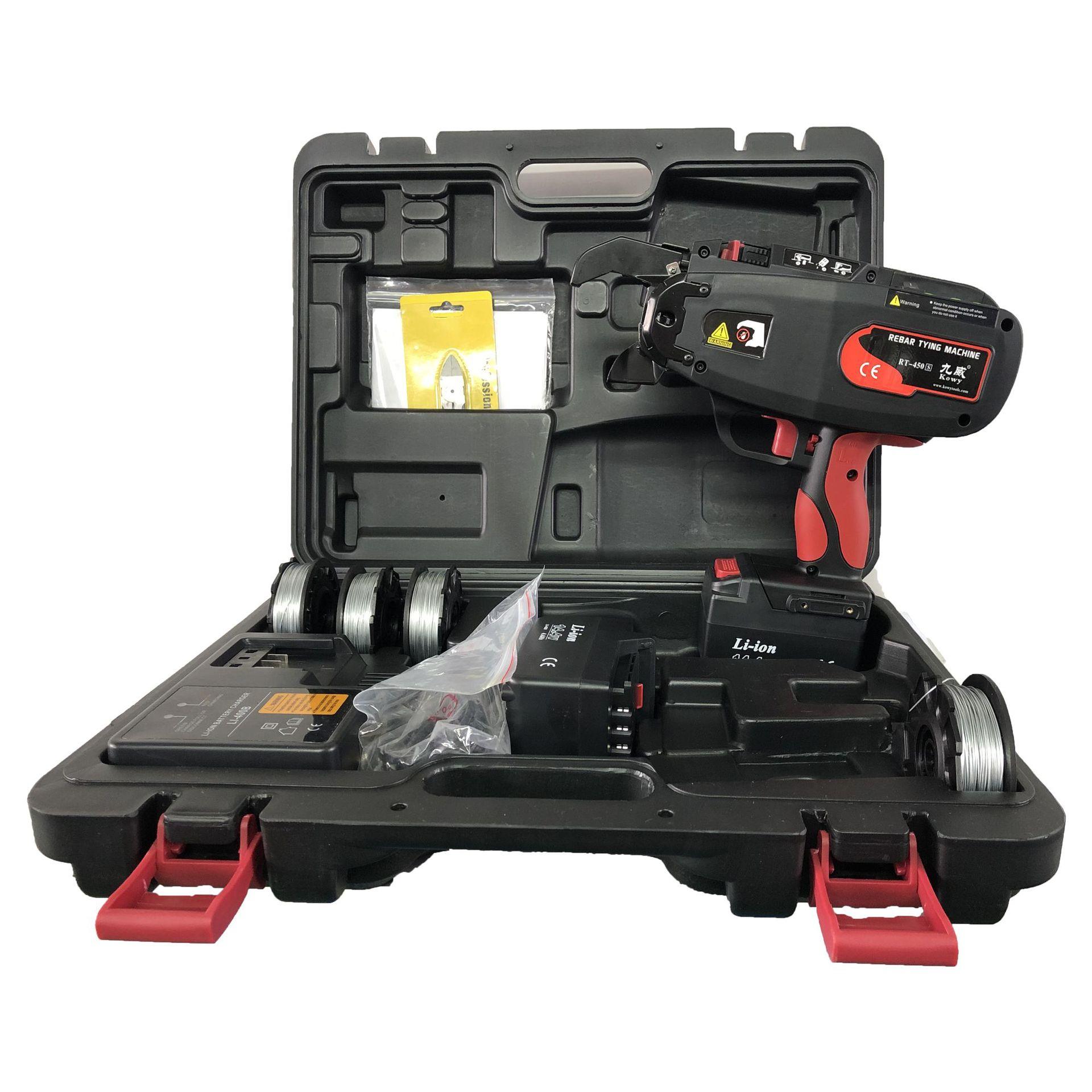 14.4V九威屏幕显示单手持式钢筋捆扎机 量大从优