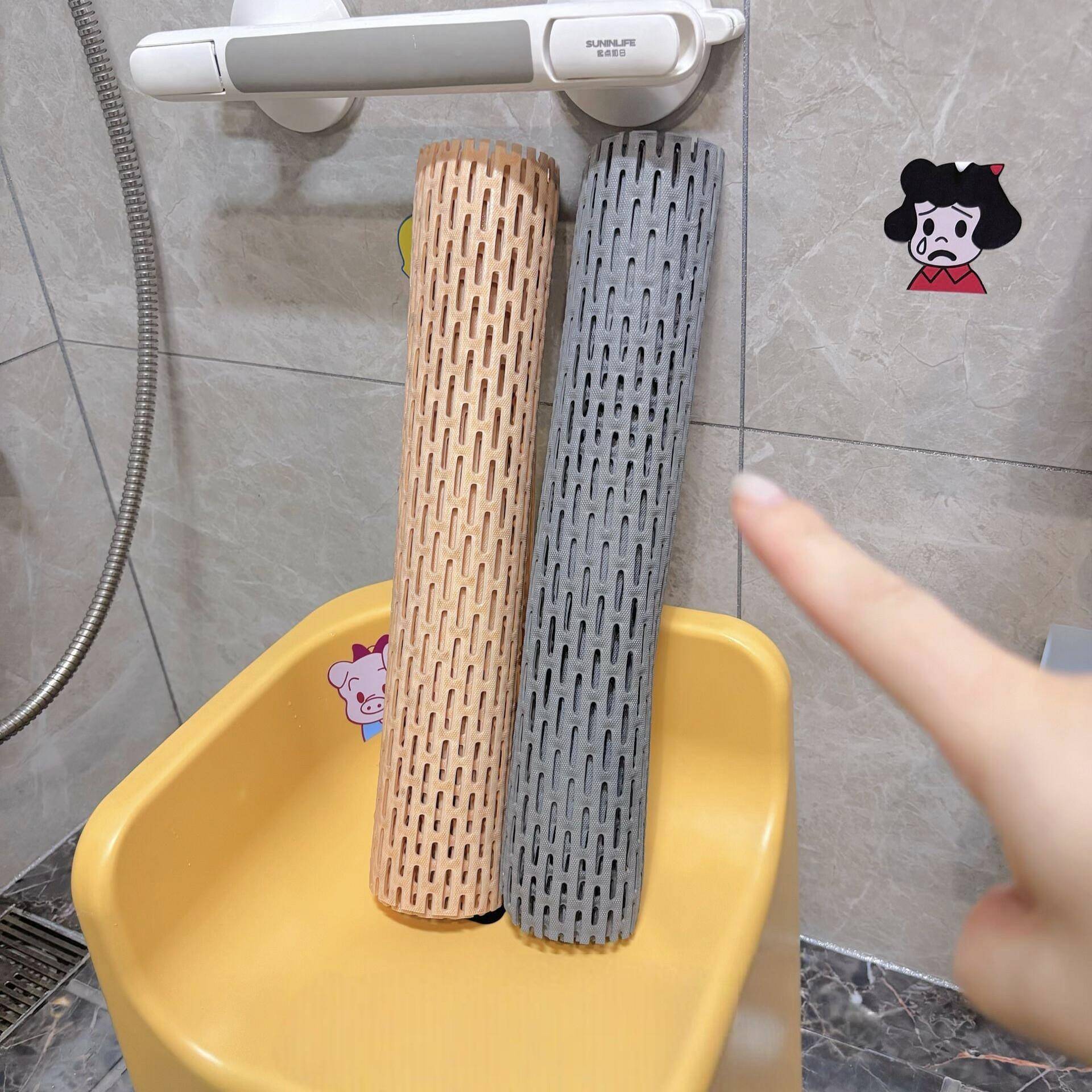 儿童洗澡防滑垫宝宝浴室防摔地垫化妆室专用站立淋浴房洗澡镂空