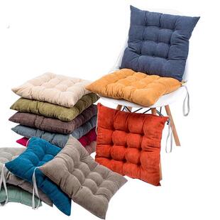 冬季加厚办公室灯芯绒椅子坐垫 沙发餐椅垫布艺榻榻米椅垫 学生