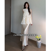 时尚 JIAHUI 高级感背心上衣半身裙两件套 套装 夏季 STUDIO 千金女装